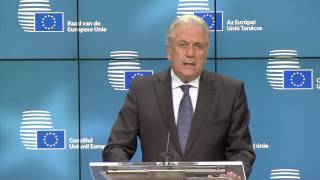 Remarks by Commissioner Avramopoulos following the JHA Council (Home Affairs)
