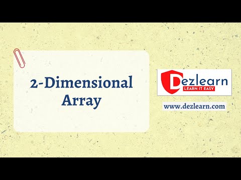 Session 5: 2-Dimensional Arrays in Java | Programming with Arrays, Lists, Sets and Maps Series