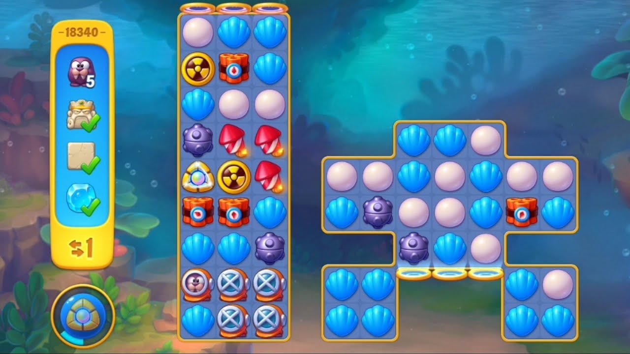 Fishdom 18340 Level - NO 💣 🧨 💥 