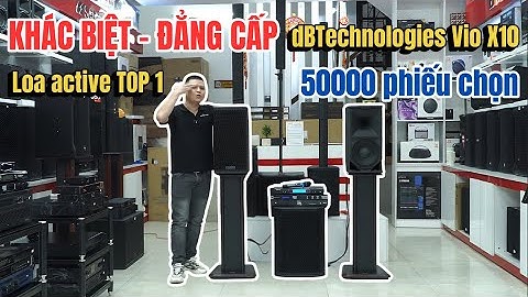 Loa active dBTechnologies Vio X10 made in Italy: Vì sao được 50.000 phiếu chọn?
