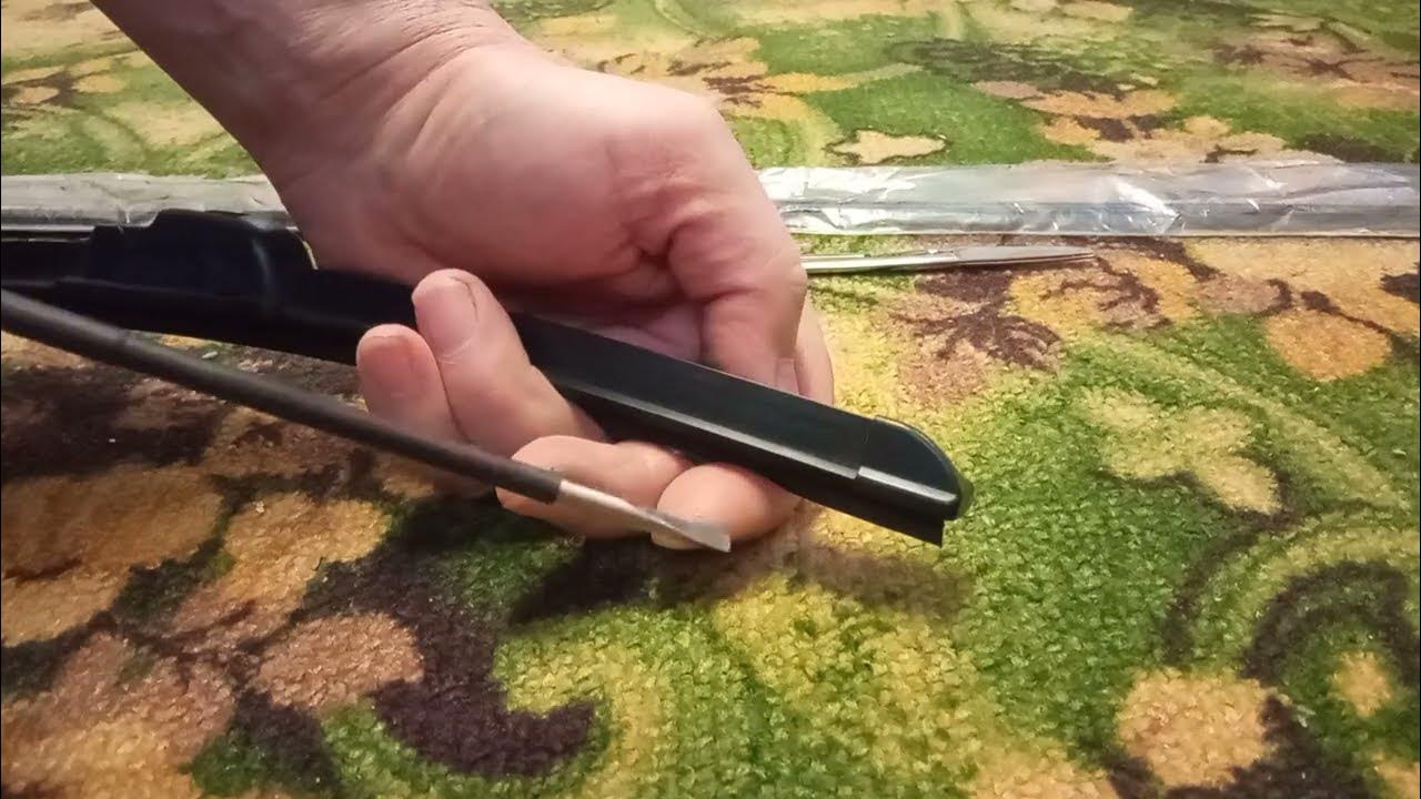 Как заменить резинки на каркасных щетках