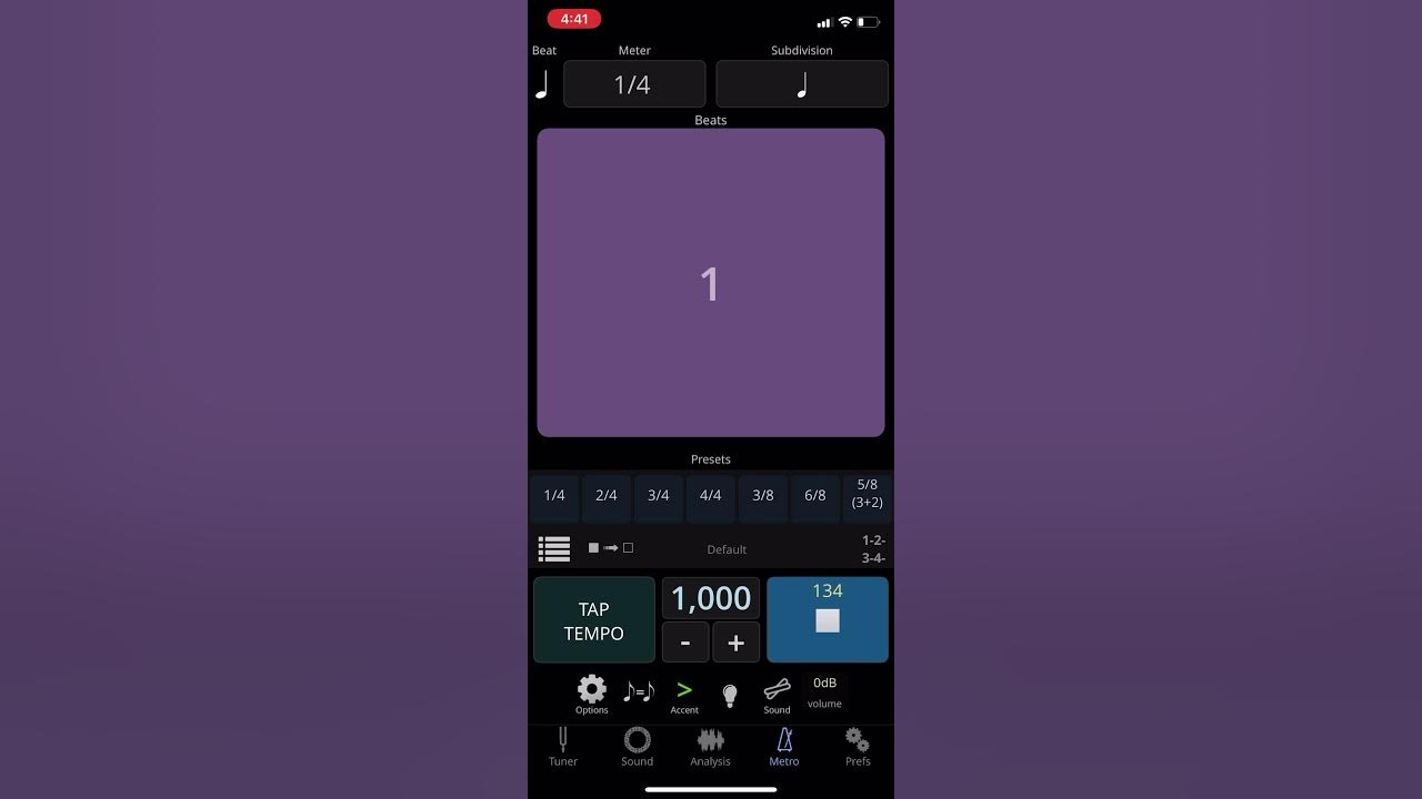 Metronome at 1000 BPM for 2 minutes (FLASHING LIGHTS WARNING) YouTube