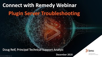 Plug-in Server Troubleshooting Webinar