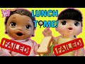 BABY ALIVE has a PLAY DATE! COOKING LUNCH for FRIENDS! The Lilly and Mommy Show! FUNNY KIDS SKIT!
