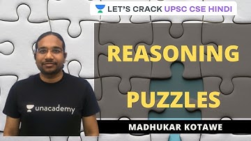 Puzzles in Reasoning (Part-1) | UPSC Strategy | Prelims 2020 | Let