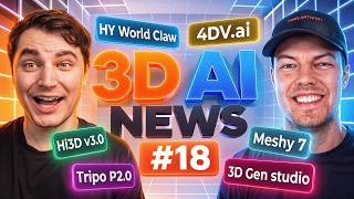 One Prompt to 3D World, New Top 1 in Low Poly & High Poly Generators – 3D AI News #18
