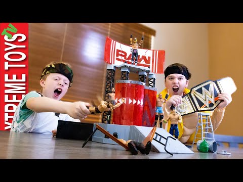 WWE Wrekkin Entrance Stage Mayhem! Ethan and Cole Wrestling Entrance