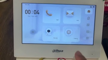 Dahua apartment intercom configuration