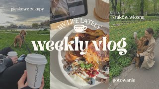 weekly | pieskowe zakupy • gotowanie • wiosna 🌸🎀🐶