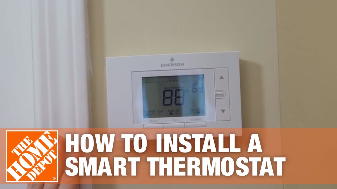 How To Replace an Old Thermostat  The Home Depot - YouTube