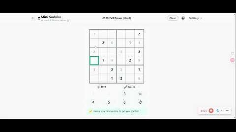 Linkedin Mini Sudoku #109 Today