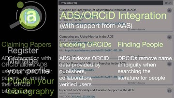 AAS 227: AAS/ADS ORCID integration tool - Alberto Accomazzi
