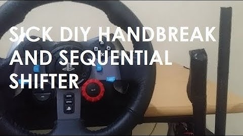 DIY Handbrake and Sequential Shifter | Racing Simulator