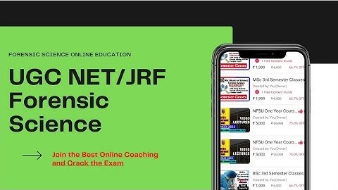 Holi Offer || UGC NET/JRF Forensic Science || Use coupon HAPPYHOLI