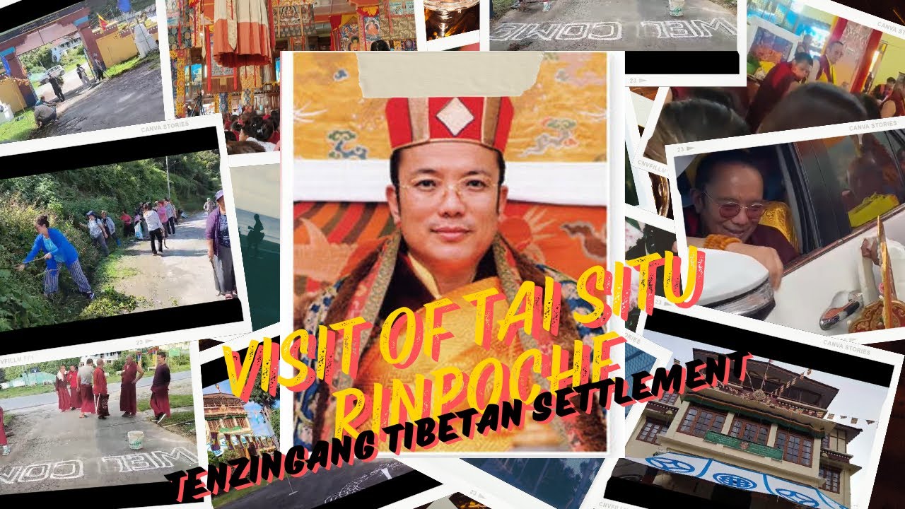 Tai Situ Rinpoche visit to tenzingang settlement, #arunachalpradesh #tibetanvloger #arunachaltourism