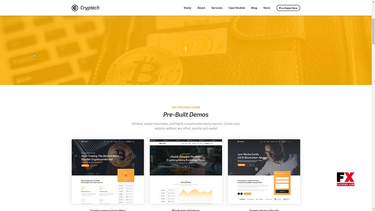 Cryptech - Investments, Consulting, ICO and Cryptocurrency WordPress