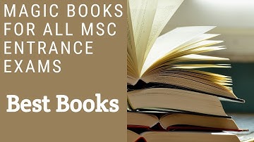 MAGIC COMBINATION BOOKS FOR BHU DU JNU CUCET AND ALL OTHER MSC ENTRANCE EXAMINATION || BEST BOOKS