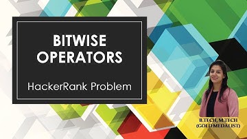 C Code for BITWISE Operators (HackerRank Problem) in Hindi || Competitive Coding