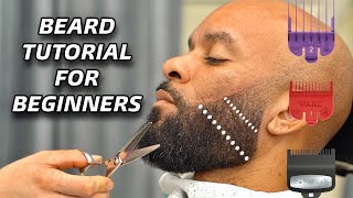 How To Fade And Shape a PERFECT Beard | Easy Barber Tutorial