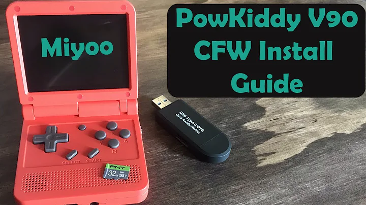How to: PowKiddy V90 CFW 1.3.3 Install Guide! Miyoo/TriForce Custom Firmware! (GBA SP Clone)