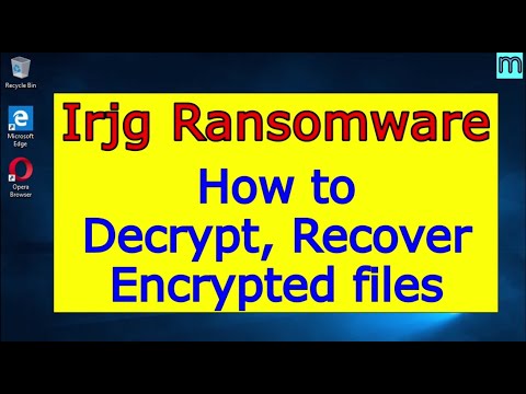 Irjg virus (ransomware). How to decrypt .Irjg files. Irjg File Recovery Guide.