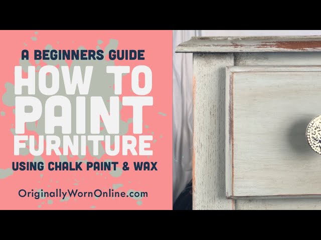 How to Use Antique Wax Over Chalk Paint® - Techniques