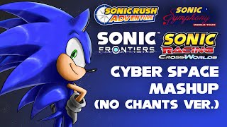 Cyber Space Mashup (No chants ver.)
Okay, so this CrossWorlds mashup right here - I did NOT expect it to turn out as good as it has, especially on the final lap. I couldn’t stop listening to it even when it wasn’t finished, lol. You have @jamourigeorge5088 to thank for some of the suggestions like incorporating Sky Babylon and the Jun Senoue-esque rendition of Flowing!
Here’s a link to this mashup with the chants in the final lap: https://youtu.be/_b-RR3wMBX4
Here are the links to the 11 tracks I used in this mashup:
Cyber Space 1-2 - Flowing: https://youtu.be/uoPHRrYuwrA
Cyber Space 1-2 - Flowing (with Jun Senoue-style guitars): https://youtu.be/sLDBIXZmTbs
Cyber Space (CrossWorlds): https://youtu.be/J_vTIEoSyPg
Cyber Space 1-5 - Dropaholic: https://youtu.be/d9AGWW6lV8A
Cyber Space 1-6 - Go Back 2 Your Roots: https://youtu.be/PCX4pSmQWn8
Cyber Space 4-3 - Rumble Rave: https://youtu.be/GLY8dF2D6sw
Cyber Space 4-D - Rumble Rave Remix: https://youtu.be/dmHyEJlWWWw
Cyber Space 4-E - Dropaholic Remix: https://youtu.be/3fAPE3K1Ol4
Cyber Space Final Lap (no chants): https://youtu.be/K_wDrGnNeyE
Sky Babylon (Act 1&2 Mix): https://youtu.be/EzW3Mfef3Uw
Sonic Frontiers Medley (Brazil Game Show Sonic Symphony): https://youtu.be/tQ1LAig3t6g
Sonic art and CrossWorlds gameplay by me! Enjoy. Cyber Space Mashup (No chants ver.)