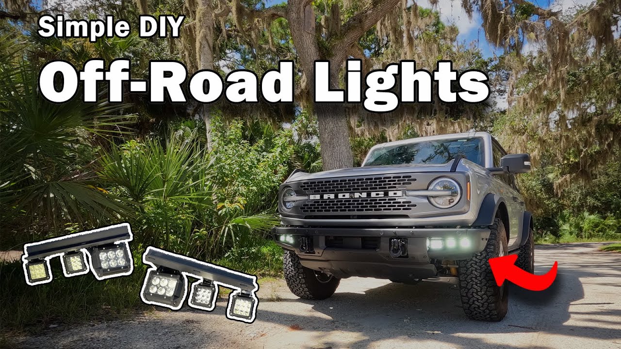 DIY Off-Road Fog Light Build for your Ford Bronco with Aux Switches