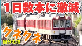 【希少】近鉄河内国分名物！クネクネ渡る引き上げ線を見ていく！新種別の登場で役割激減…その訳とは？