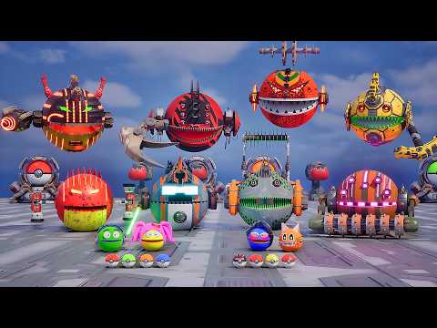 PACMAN -🔋HEROES🔋 VS 🔥MONSTERS🔥 - SURVIVAL #pacman #pacmanvspacman