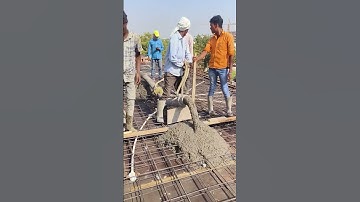 Best RMC technique for filling slabs of bulding #concrete