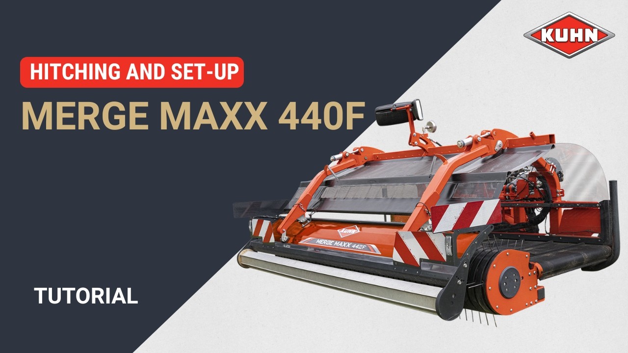 Tutorial | Machine settings - hitching & set-up | MERGE MAXX 44OF