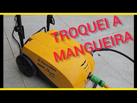 TROQUEI A MANGUEIRA E DEU RUIM! ELECTROLUX AQUA HOME SINGLE.