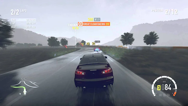 Forza Horizon 2 Demo - Mitsubishi Evolution X GSR - Second Race (Xbox One)