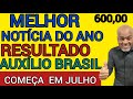 Melhor Notícia do Ano AUXÍLIO BRASIL RESULTADO DA VOTAÇÃO SERÁ 600 PERMANENTE?