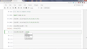 Python Numpy Array tutorial | How to Compare Numpy Arrays in Python