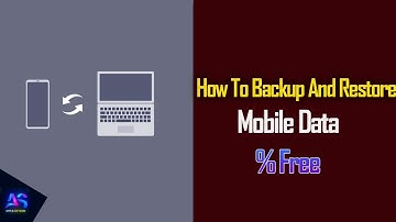 How to Backup and Restore Mobile Data to pc in Tamil