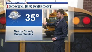 Waking up to snow in parts of north central West Virginia