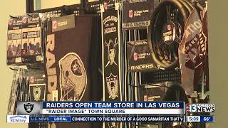 As if local raiders fans weren't excited enough about the team's
relocation to las vegas, today's opening of a team store in town
square will only build thei...