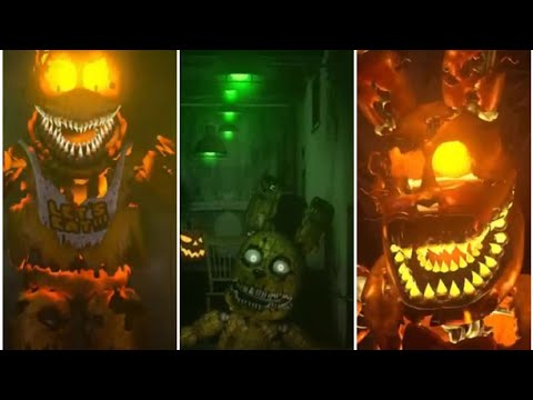 FNAF Halloween Animatronics animated voice lines
