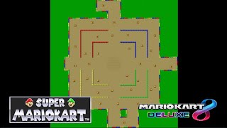 SNES Battle Course Mashup EXTENDED Mario Kart 8 Deluxe