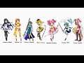 Every Magical Girl From Madoka Magica Every Magical Girl From Madoka Magica