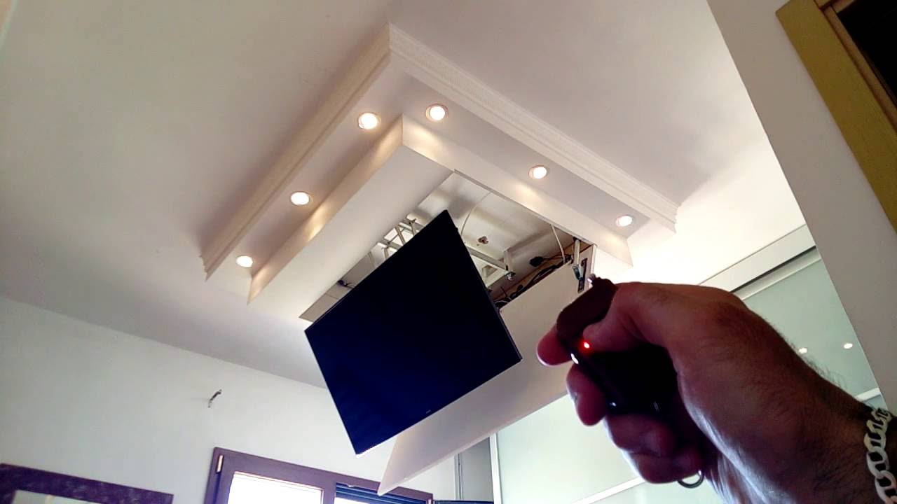 Diy progetti: sistema motorizzato tv lcd 48" autocostruito