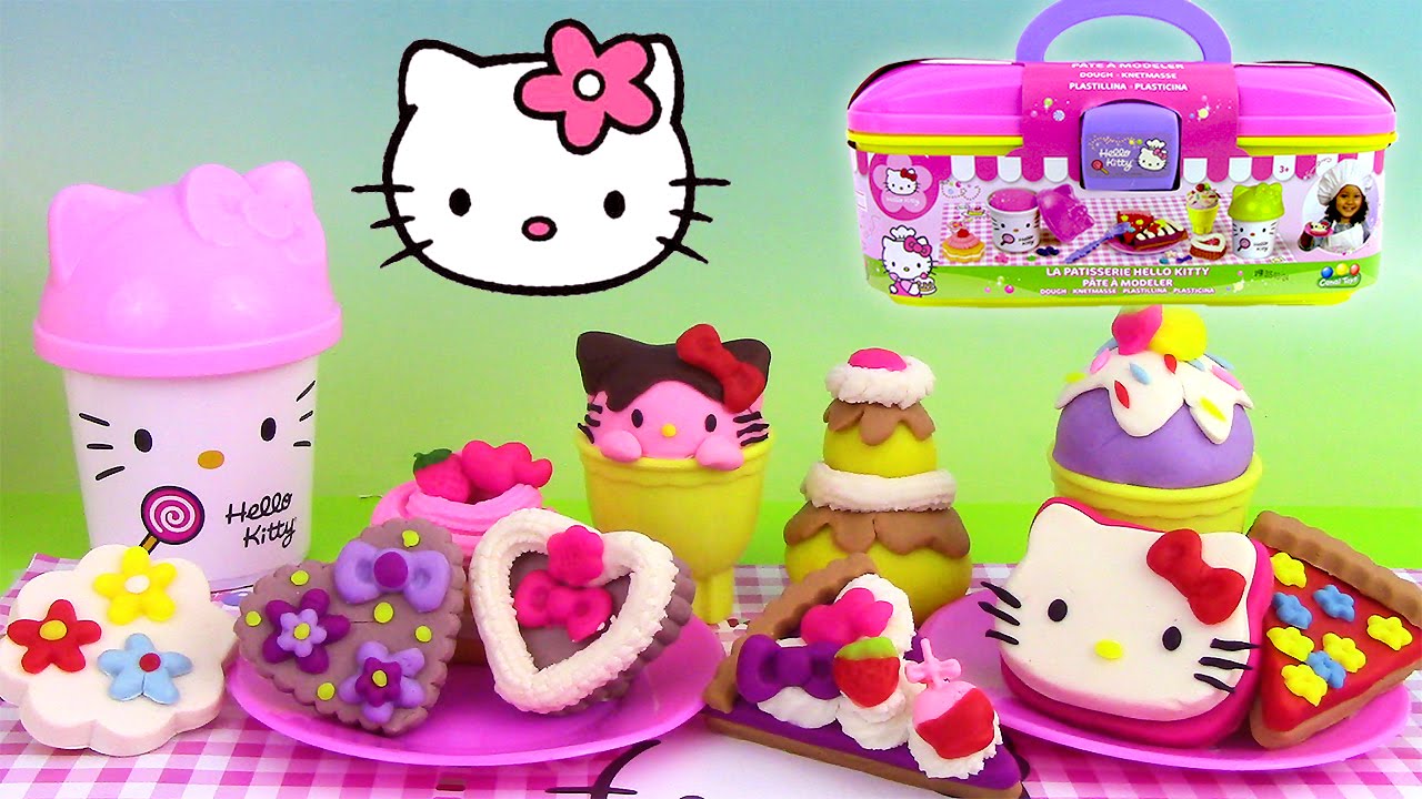 hello kitty play doh youtube