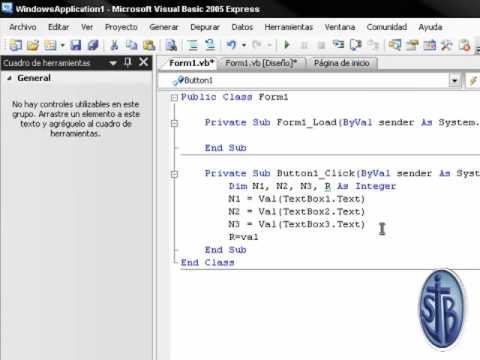 VideoTutorial de Visual Basic 2005 parte 2