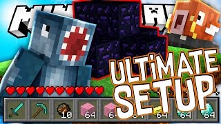 THE ULTIMATE BEDWARS SETUP!! - Minecraft Mini Game!