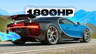 Can a 1800HP Bugatti Chiron Break 300MPH in Gran Turismo 7?