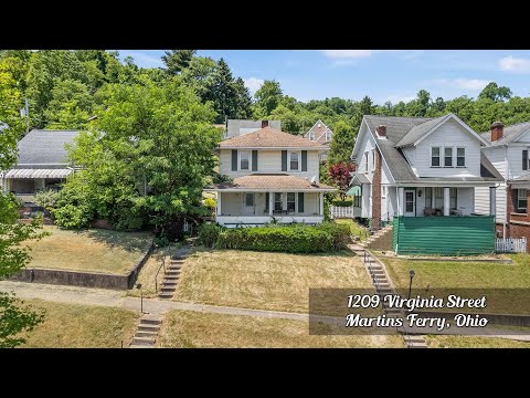 1209 Virginia Street, Martins Ferry, OH home video tour