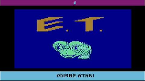 E.T. The Extra-Terrestrial - Atari 2600 - Worst Ever Video Games