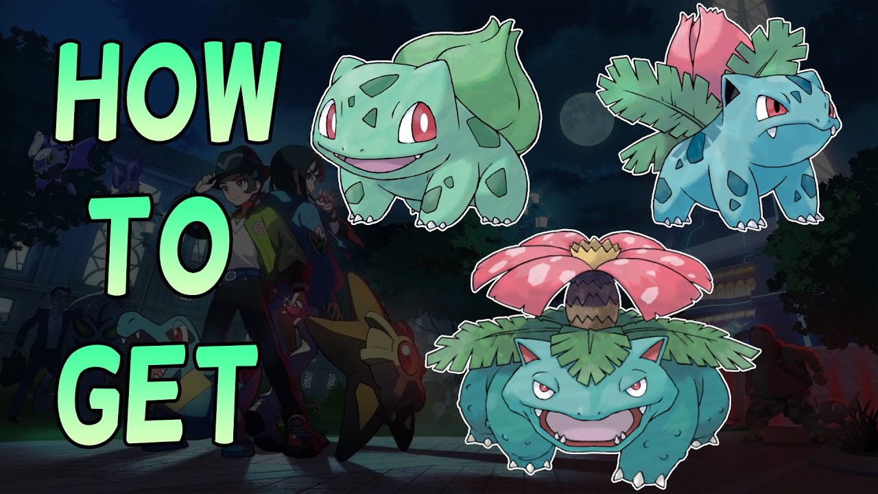 Legends Z-A: Руководство по местонахождению Бульбазавра, Ивизавра и Венузавра (